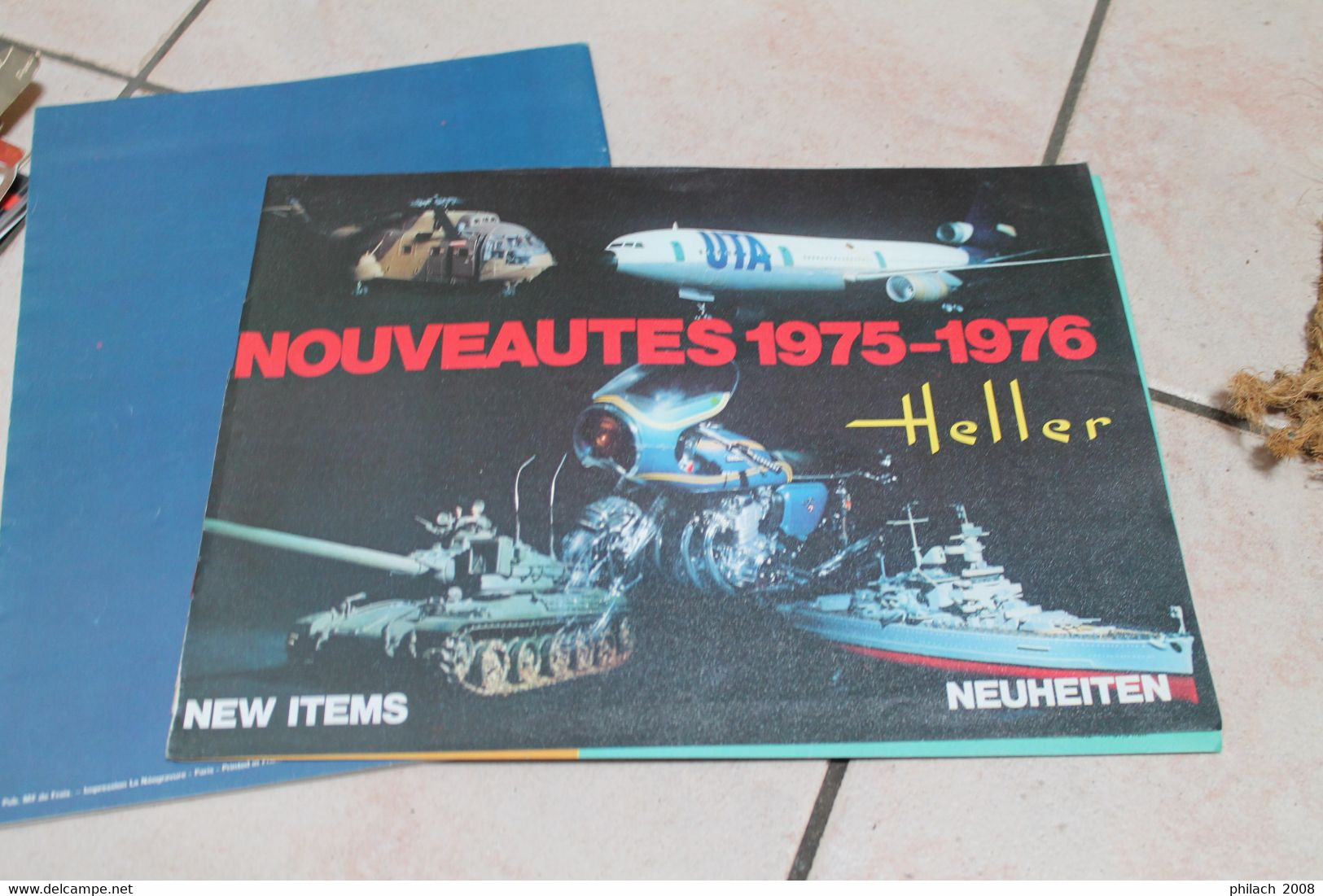 Catalogue HELLER DE 1974 et additif de 1975 et 1976