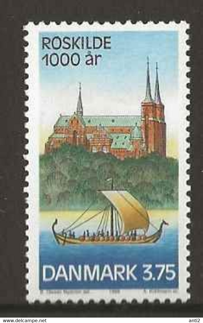 Denmark 1998 1000 Years City Of Roskilde, Mi 1174 MNH(**) - Ungebraucht