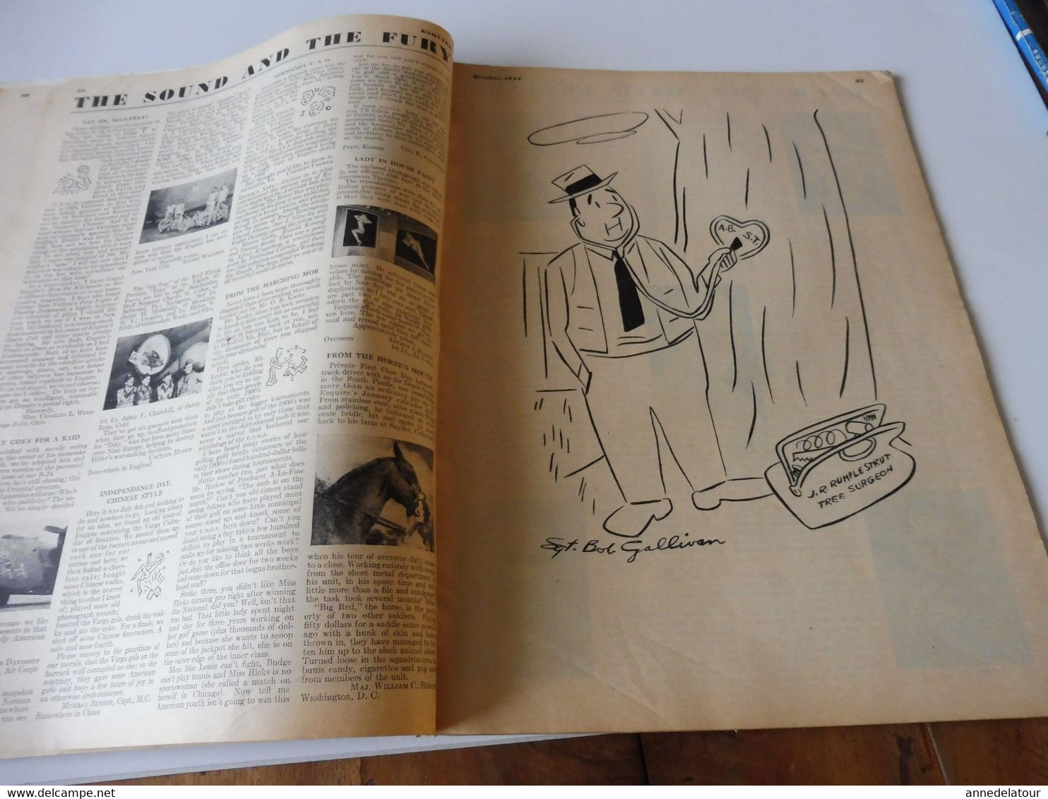 1944  ESQUIRE : The magazine for men (Fiction-Sports-Humor -Clothes -Art-Cartoons