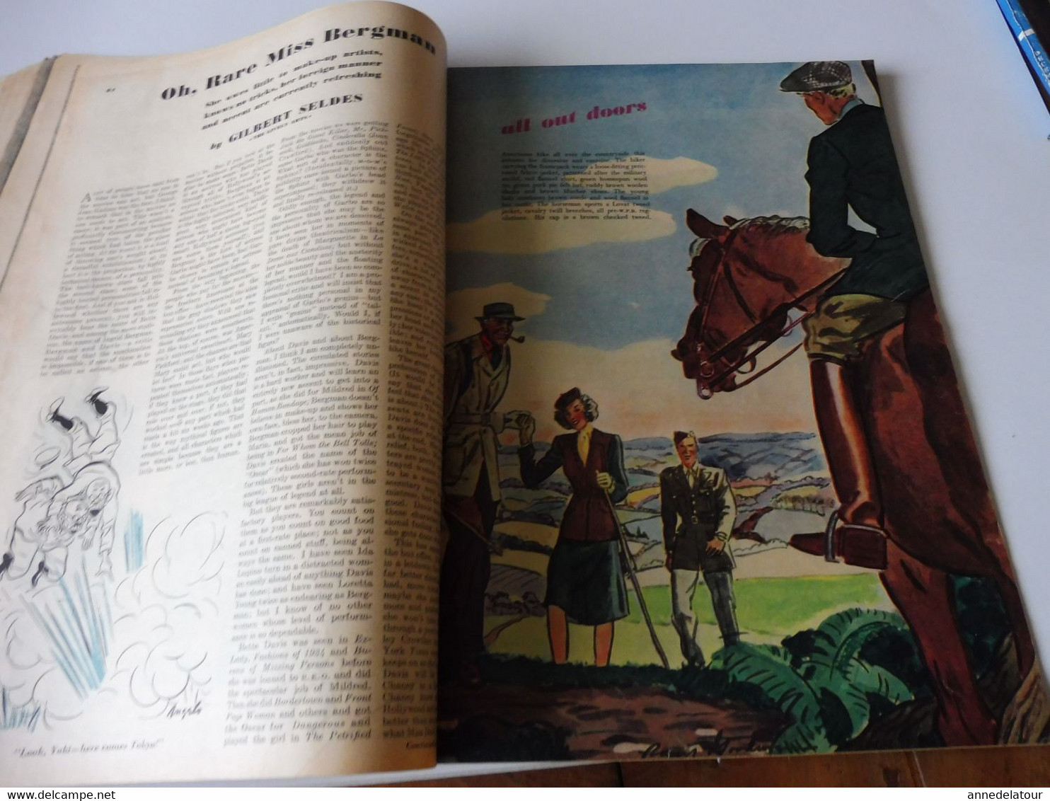 1944  ESQUIRE : The magazine for men (Fiction-Sports-Humor -Clothes -Art-Cartoons