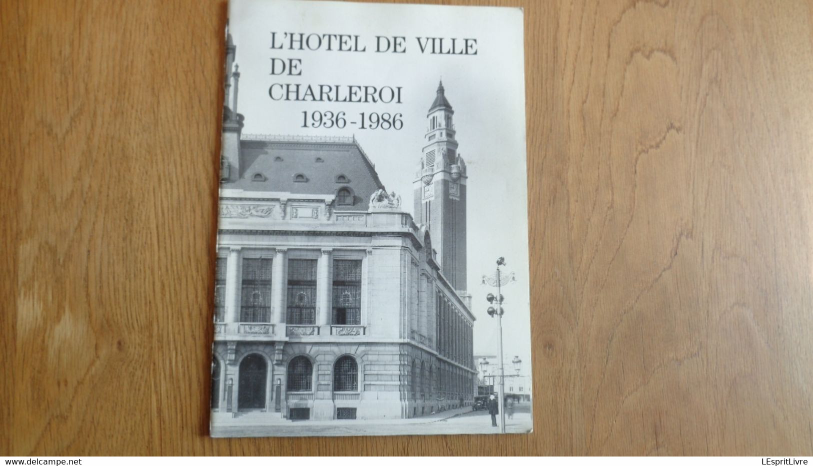 L' HOTEL DE VILLE DE CHARLEROI 1936 1986 Jean Place Régionalisme Hainaut  Histoire Architecture Carillon - Belgique