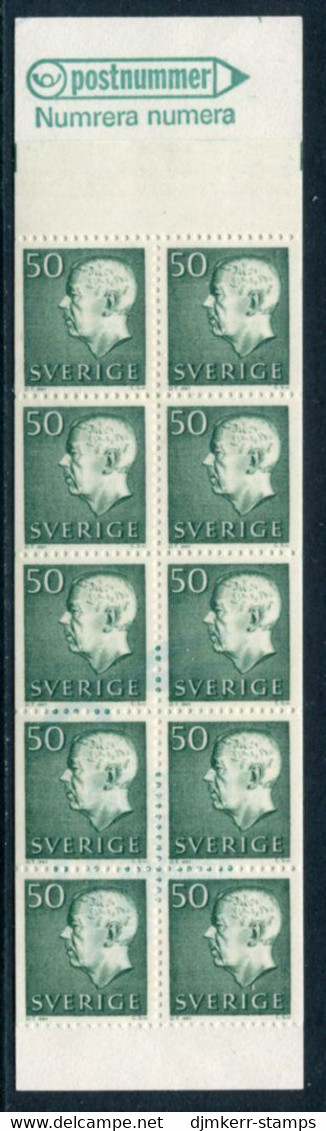 SWEDEN 1968 5 Kr Definitive Booklet MNH / **.  Michel 598 MH - 1951-80