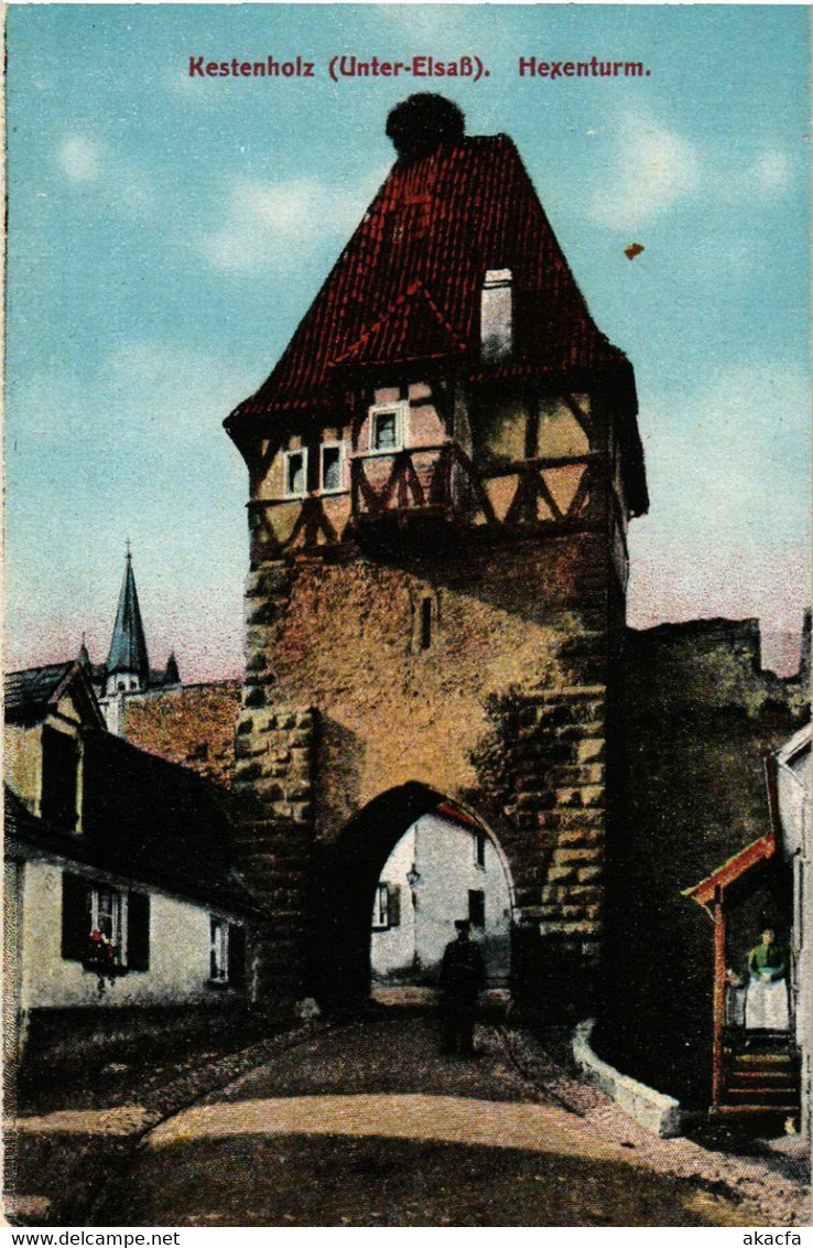 CPA AK KESTENHOLZ - Hexenturm - Unter-Elsass (488207) - Chatenois
