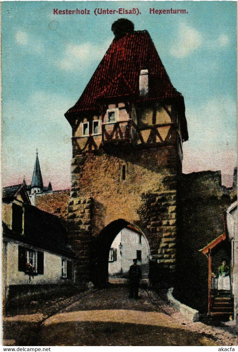 CPA AK KESTENHOLZ - Hexenturm - Unter-Elsass (488225) - Chatenois