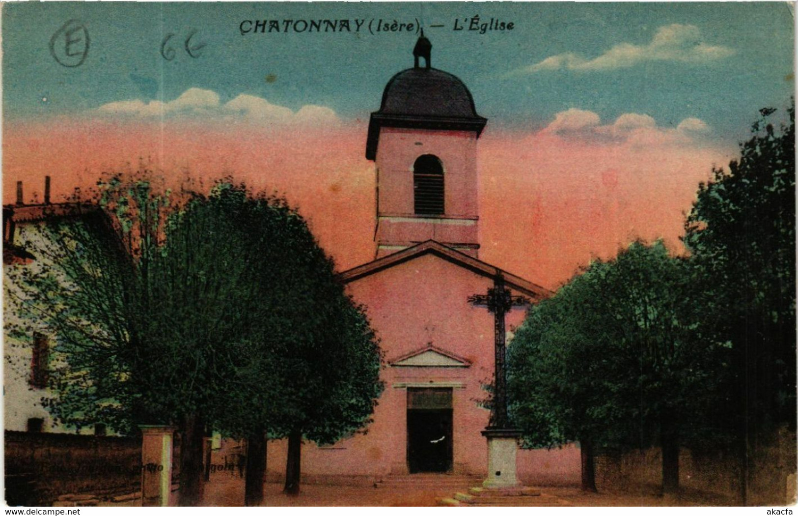 CPA AK CHATONNAY - L'Église (489311) - Châtonnay