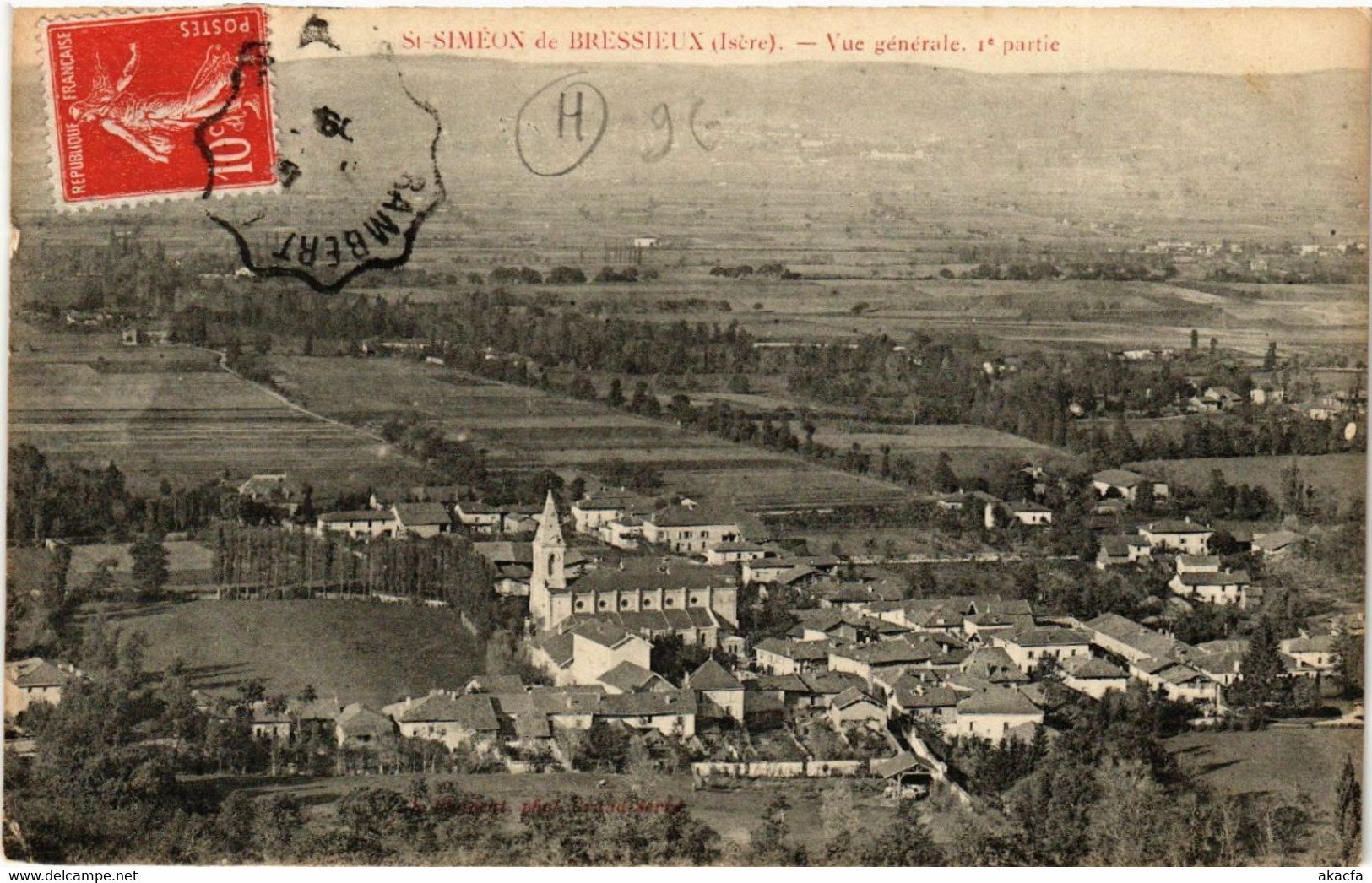 CPA St-SIMEON-de-BRESSIEUX - Vue Générale (489766) - Bressieux