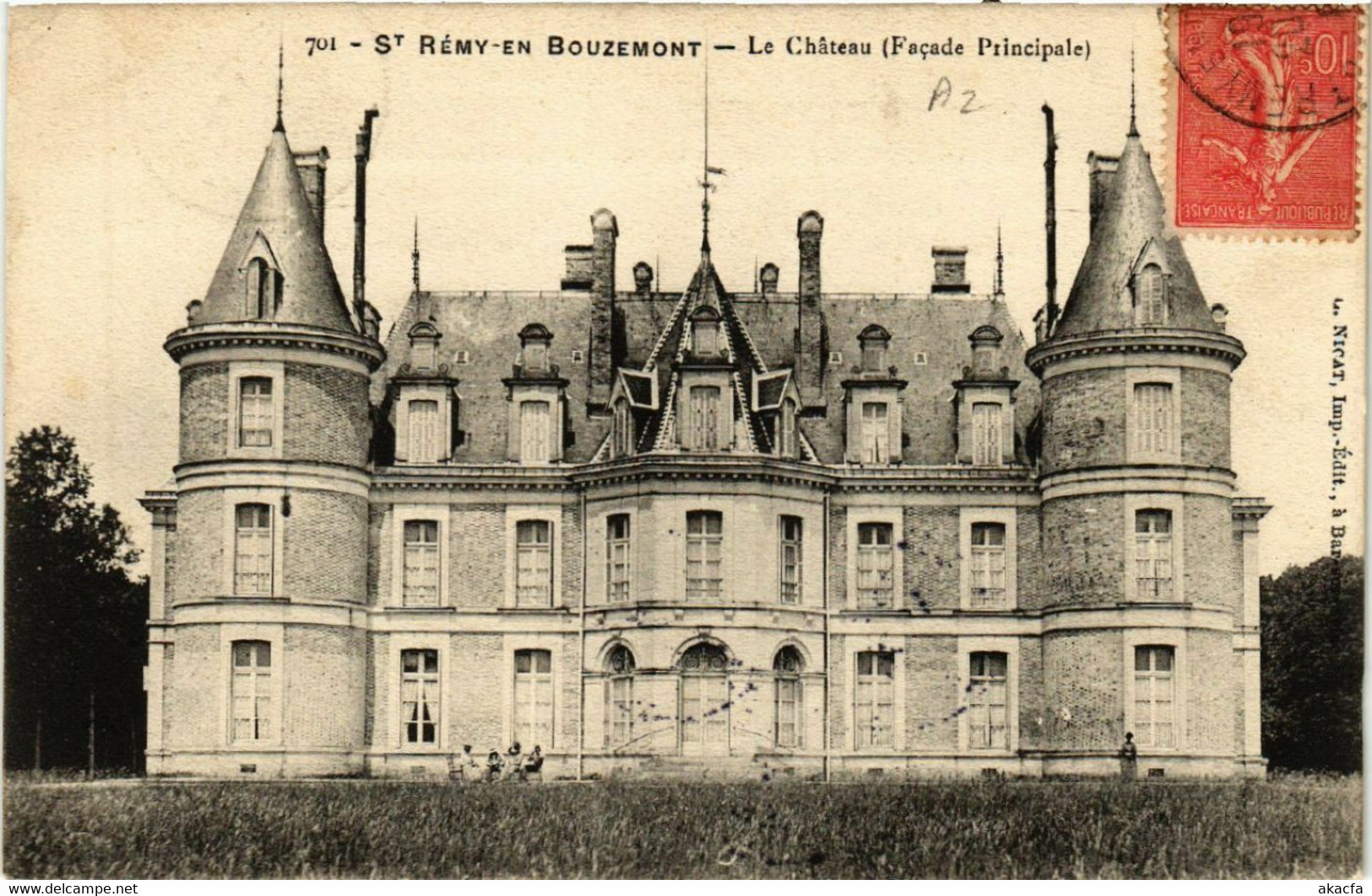 CPA AK St-RÉMY-en-BOUZEMONT Le Chateau (490664) - Saint Remy En Bouzemont