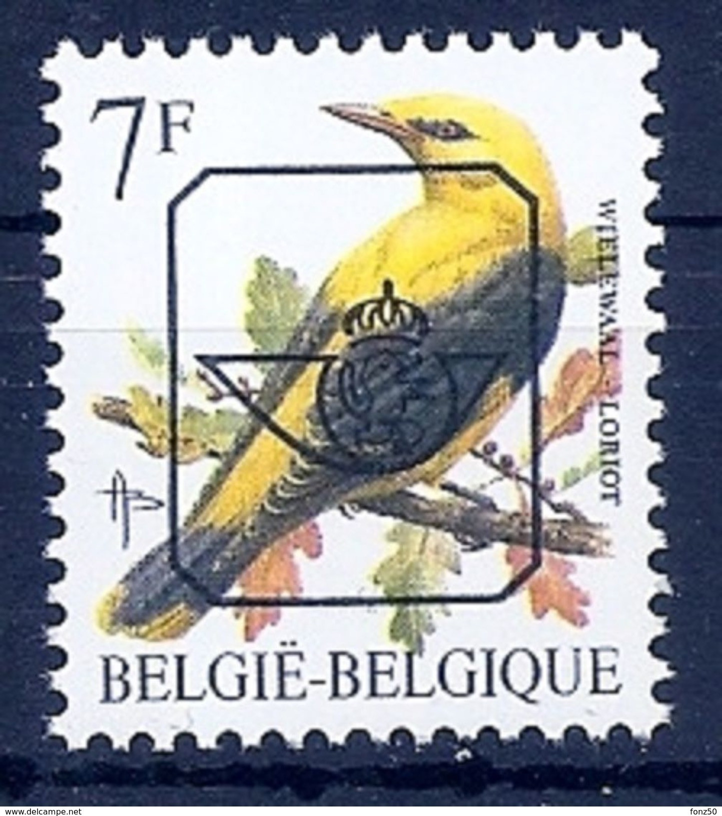 BELGIE * Buzin  PRE * Nr 830 P8 * Postfris Xx * FLUOR PAPIER - 1985-.. Vögel (Buzin)
