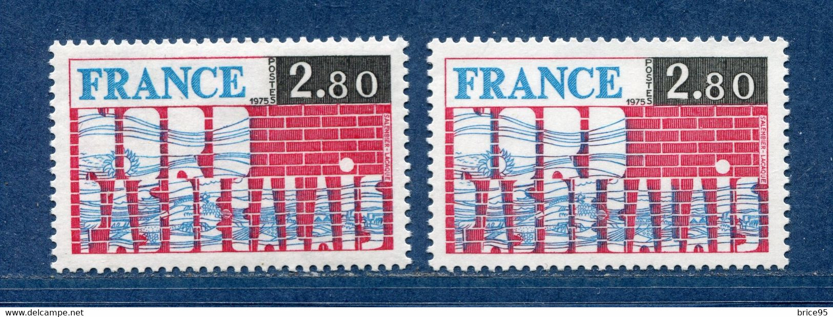 ⭐ France - Variété - YT N° 1852 - Couleurs - Pétouille - Neuf Sans Charnière - 1975 ⭐ - Neufs