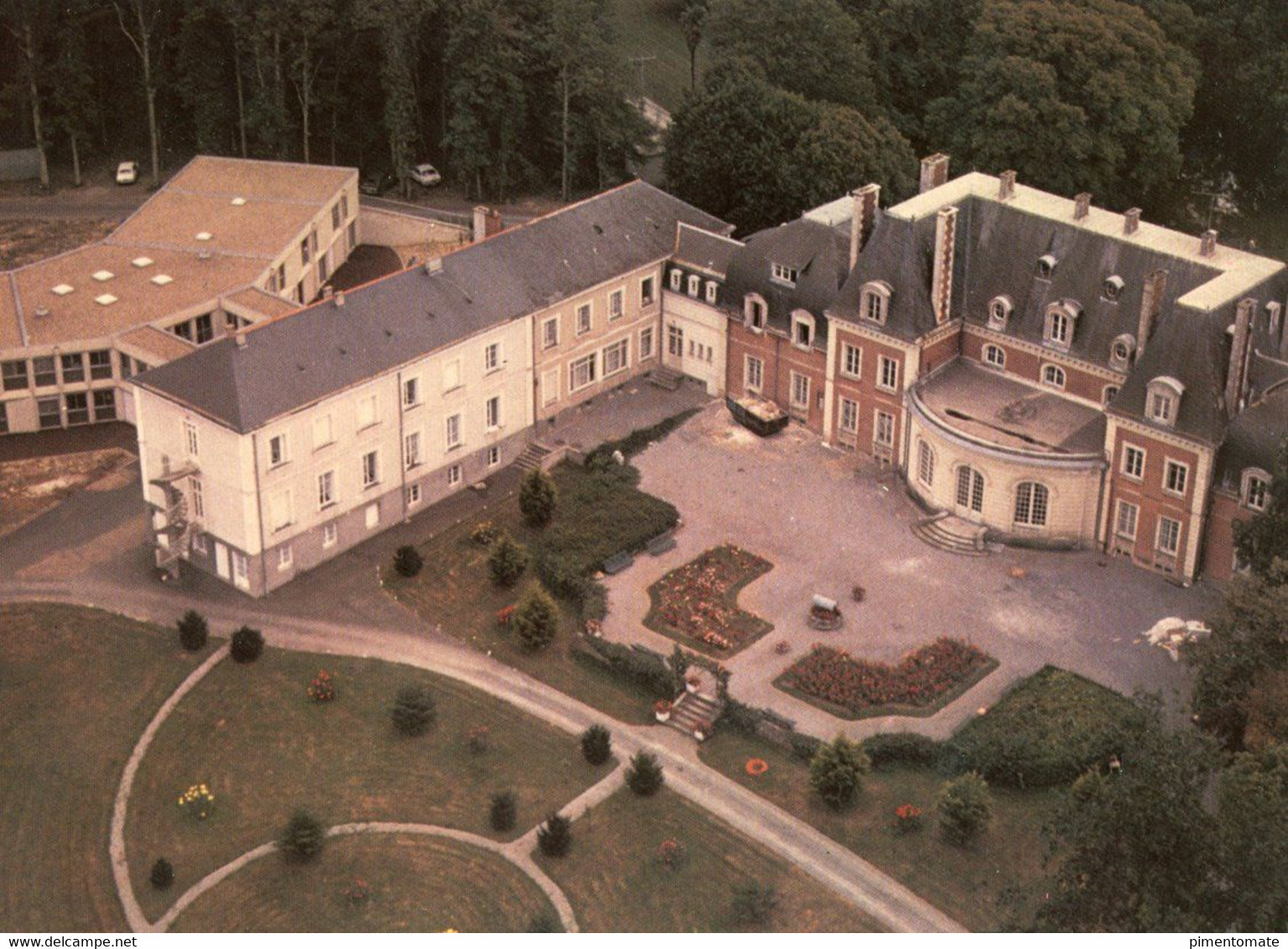 LE LOUROUX BECONNAIS MAISON DE CONVALESCENCE MIXTE LE CHILLON VUE AERIENNE 1986 - Le Louroux Beconnais