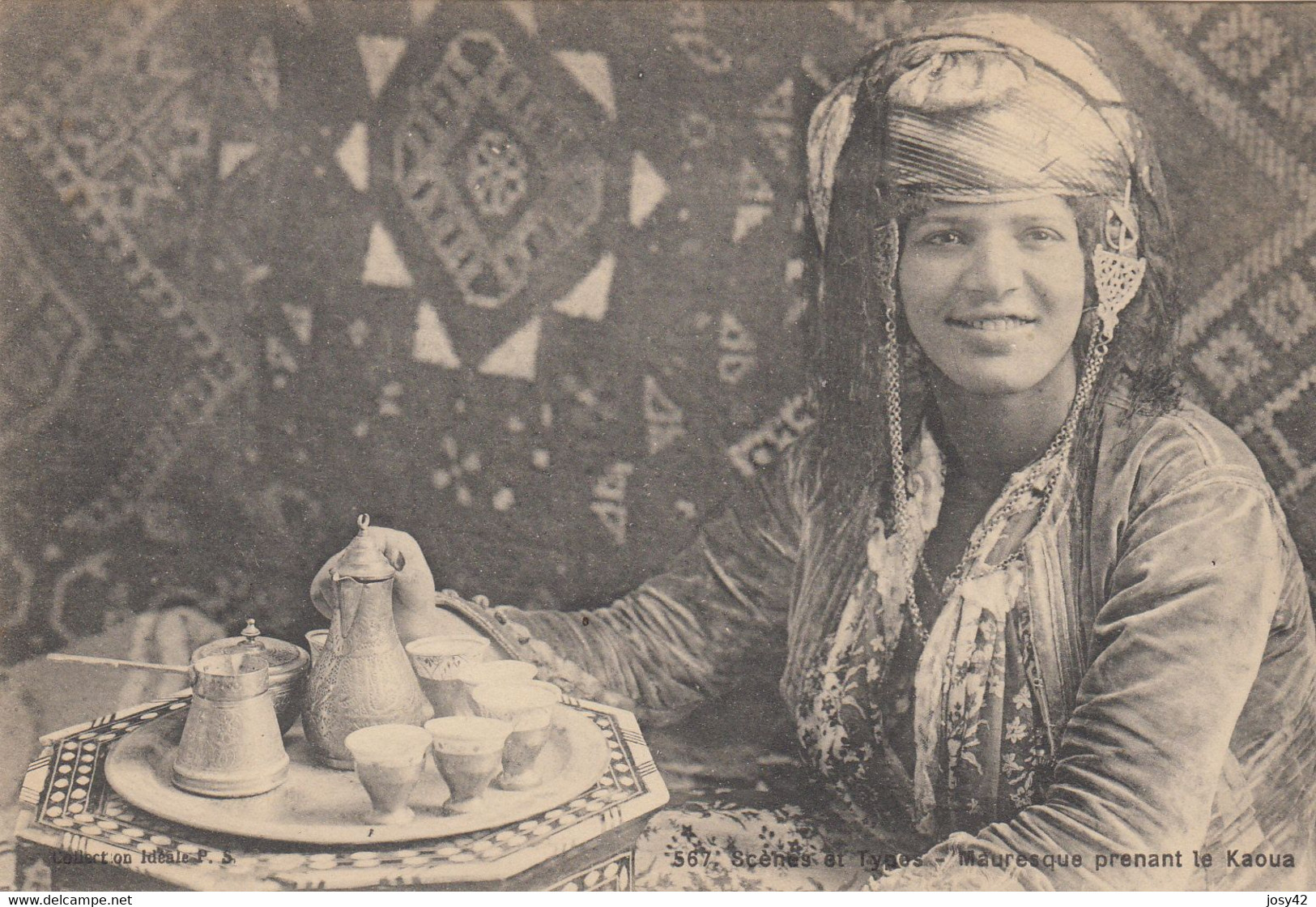 LOT DE 23 CPA - FEMME ARABE - MAURESQUE - KABYLE-