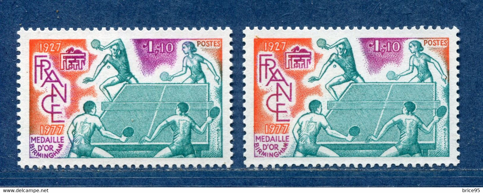 ⭐ France - Variété - YT N° 1961 - Couleurs - Pétouille - Neuf Sans Charnière - 1977 ⭐ - Ongebruikt