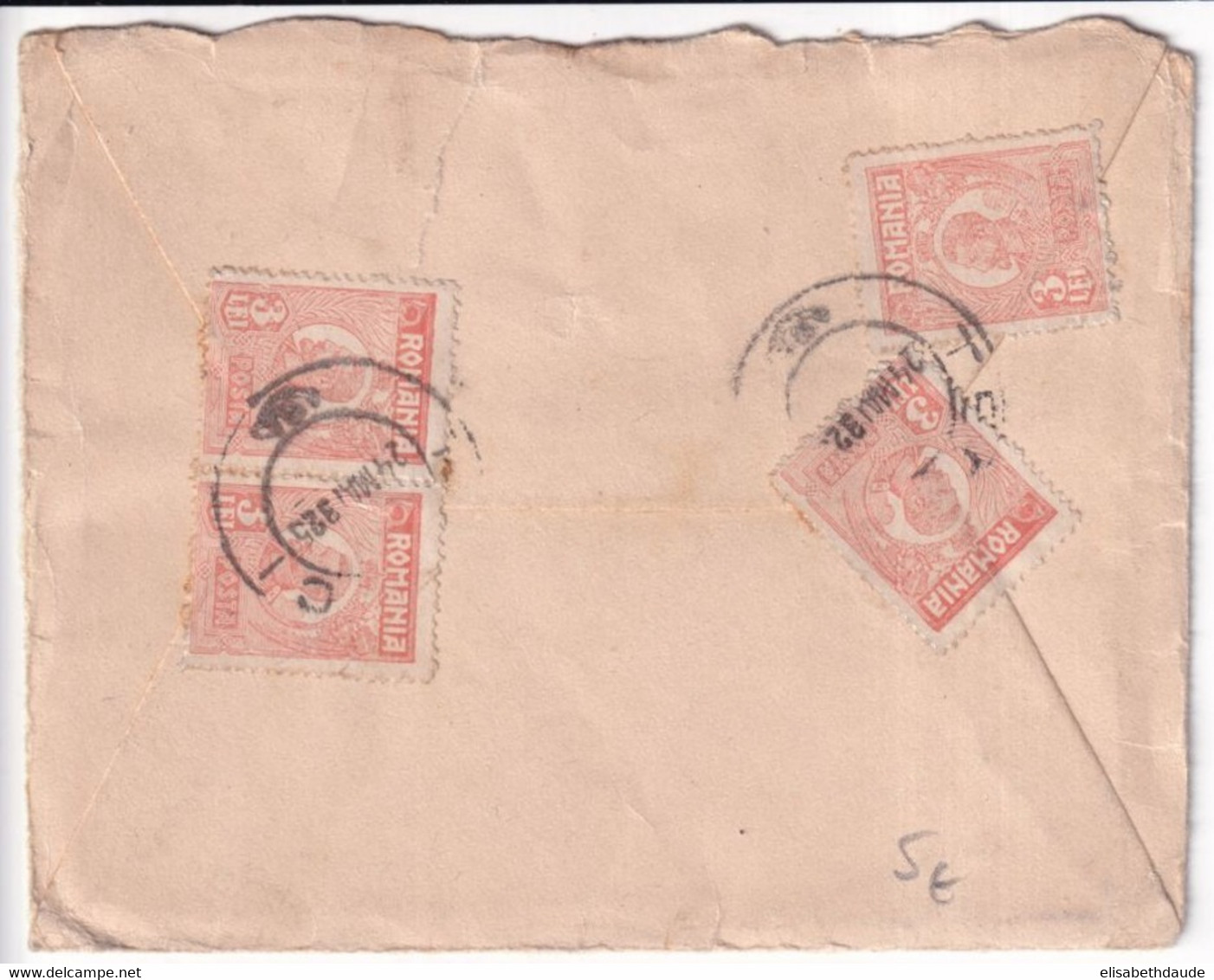 1925 - ROUMANIE - ENVELOPPE De TECUCI => PARIS - Storia Postale