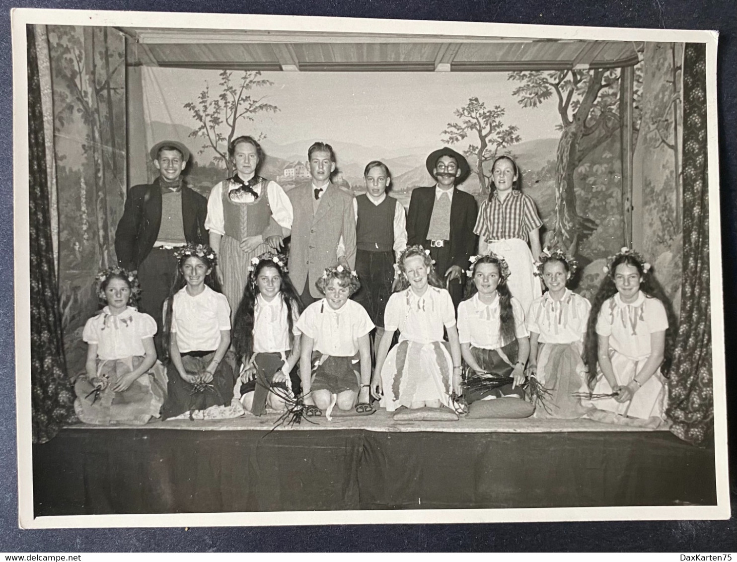 Photo Julius Burch Wengen Theaterstück .die Mühle Im Spitzgrund‘ - Wengen