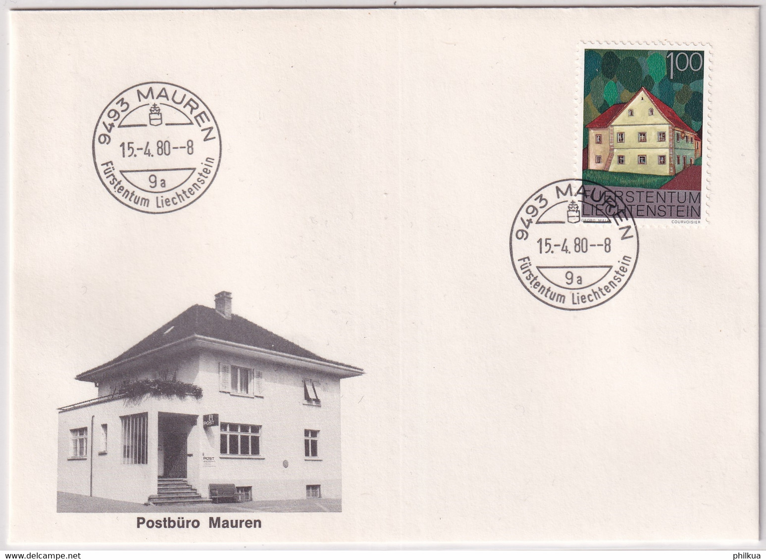 Zumstein 640 Illustrierter Brief Post Mauren - Storia Postale