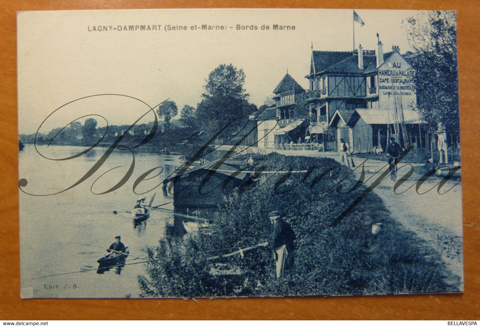 Dampmart Lagny Sur Marne .D77. Cafe Restaurant Au Hameau Du Halage.-Pêche à La Ligne - Lagny Sur Marne