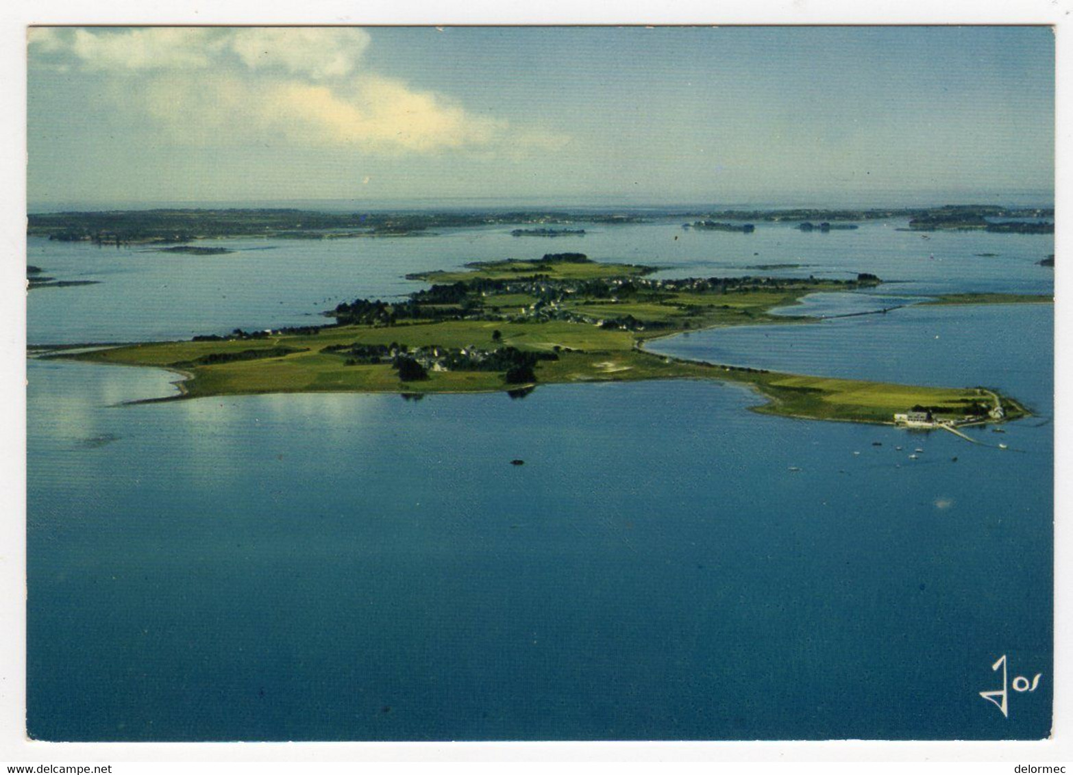 CPSM Ile D' Arz 56 Morbihan Vue Générale éditeur Jos Le Doaré - Ile D'Arz