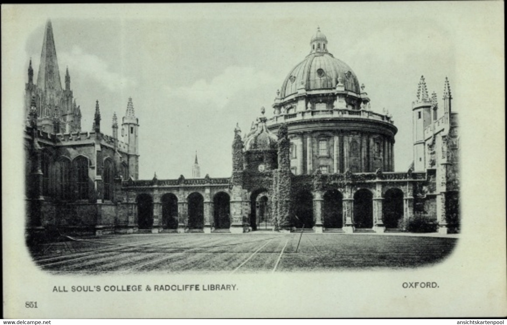 CPA Oxford South East England, All Souls College, Radcliffe Library - Otros & Sin Clasificación