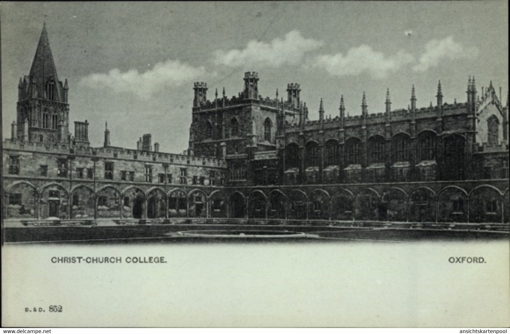 CPA Oxford South East England, Christ Church College - Autres & Non Classés