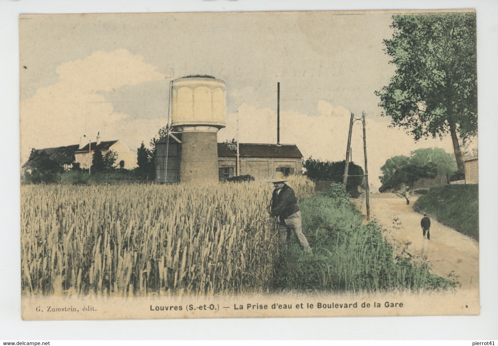 LOUVRES - La Prise D'Eau Et Le Boulevard De La Gare - Louvres