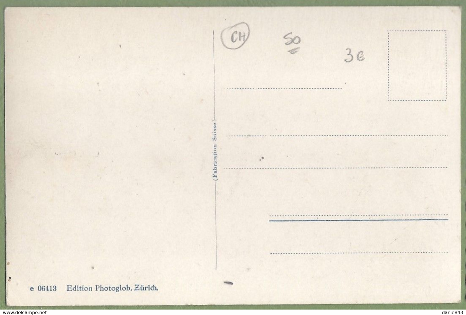 CPSM Type Carte Photo - SUISSE - MARIASTEIN - VUE GÉNÉRALE - édition Photoglob / 06413 - Metzerlen-Mariastein