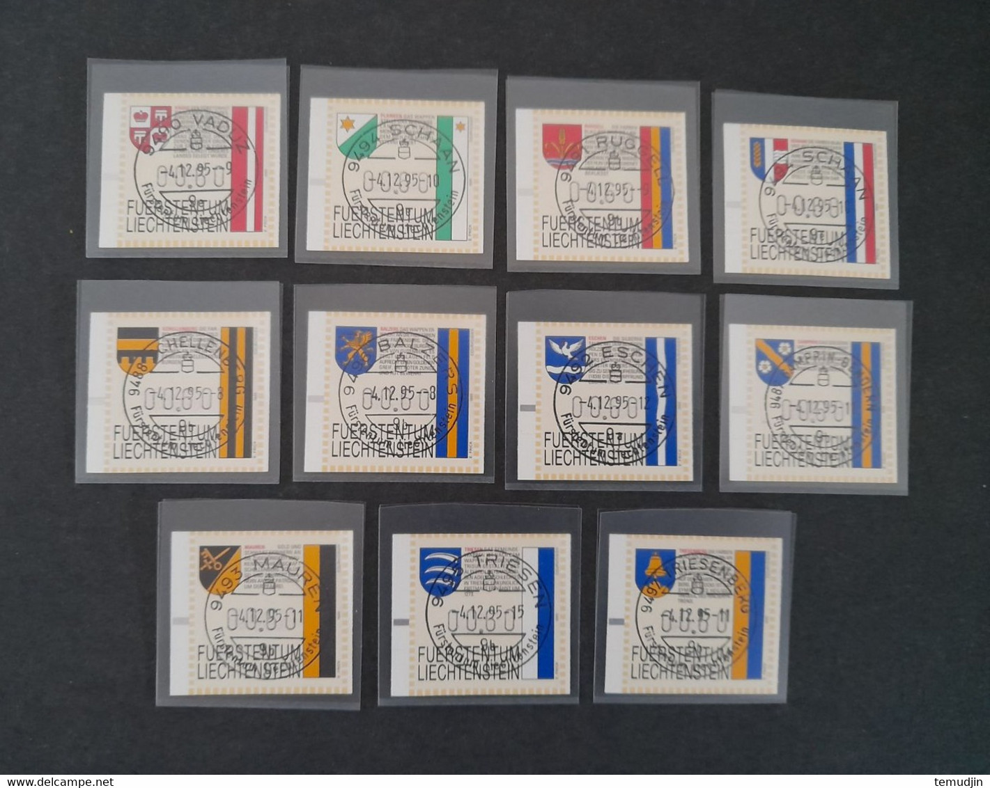 Liechtenstein 1995 Timbres D'automate 1à11 Neufs** Et Oblitérés Premier Jour - Altri & Non Classificati