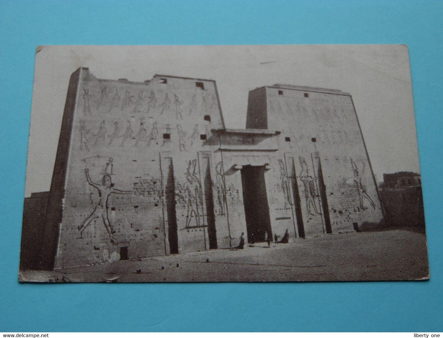 EDFU General View Of The Entrance To The Temple Of HORUS > Pylon ( N° 12 / Gaddis & Seif ) Anno 19?? ( See Photos ) ! - Edfou