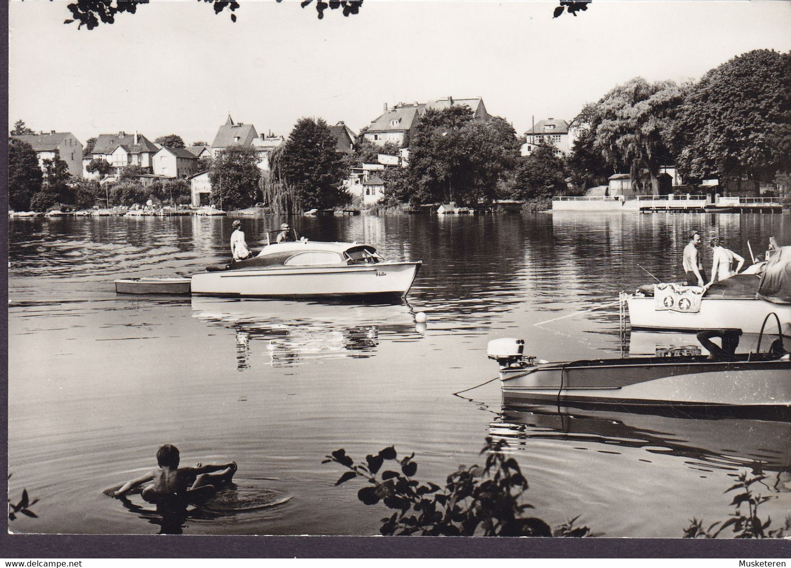 DDR PPC Grünheide (Mark) - Peetzsee Planet Verlag Berlin STRAUSBERG Echte Real Photo Véritable (2 Scans) - Grünheide