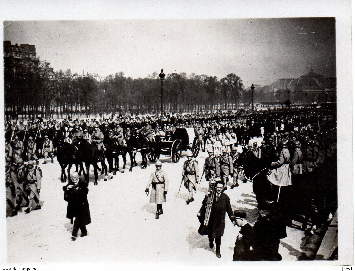 6 Photos De L Enterrement Du Maréchal Foch Format 9/12 - Schiffe