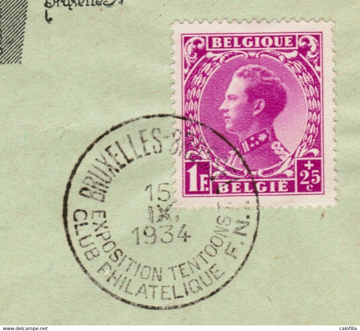 1934,COB 390 +392 Sur Enveloppe, Oblitération Première Jour De L’émission,RARE - 1934-1935 Léopold III