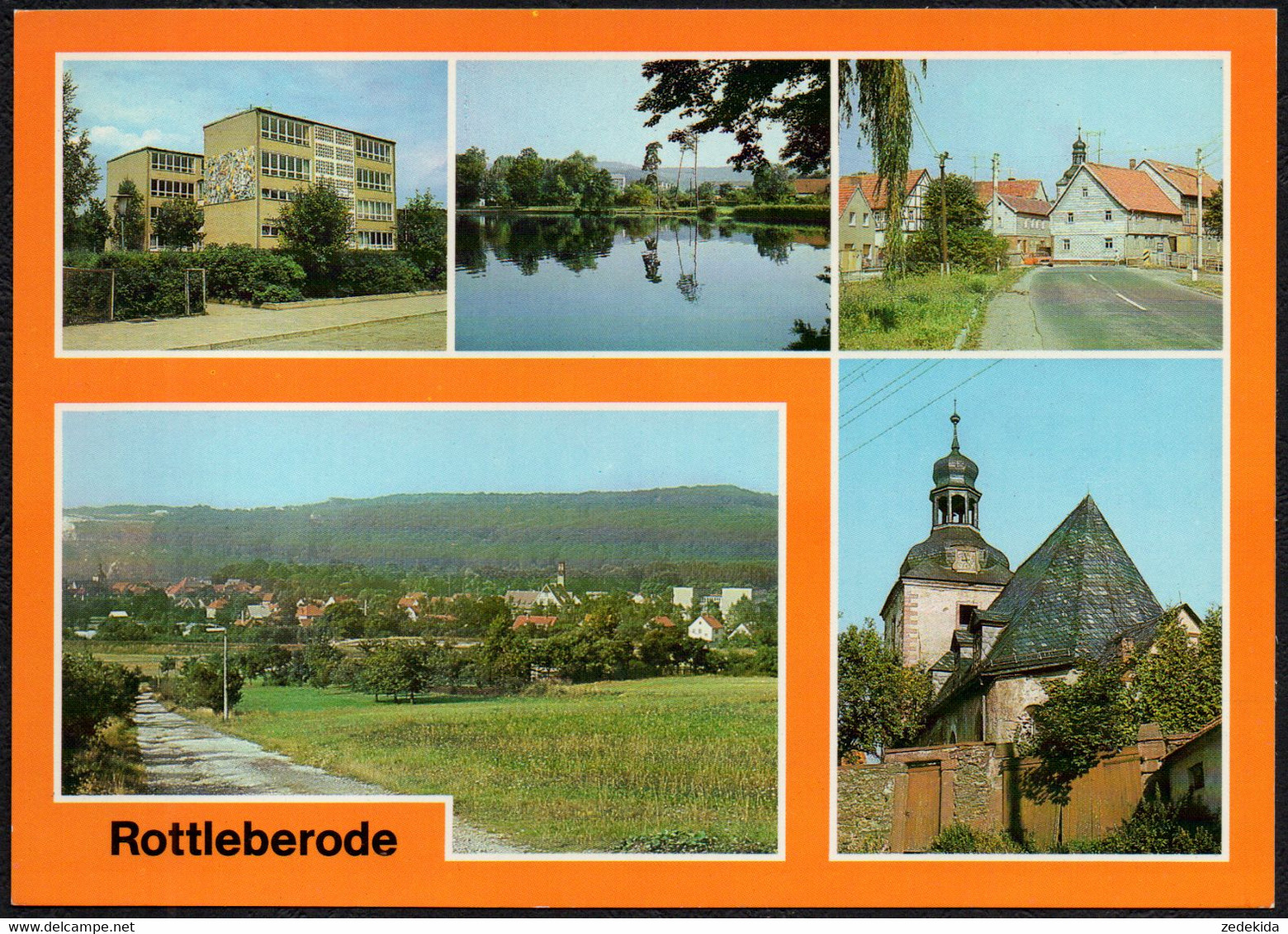 F3667 - TOP Rottleberode Schule Kirche - Bild Und Heimat Reichenbach - Sangerhausen