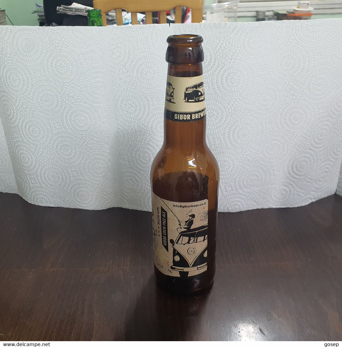 Israel-GIBOR BREWERY-Fresh Beer-(Alcohol-4.9%)-(330ml)-(PA100---14/07/22)-bottle Used - Bière