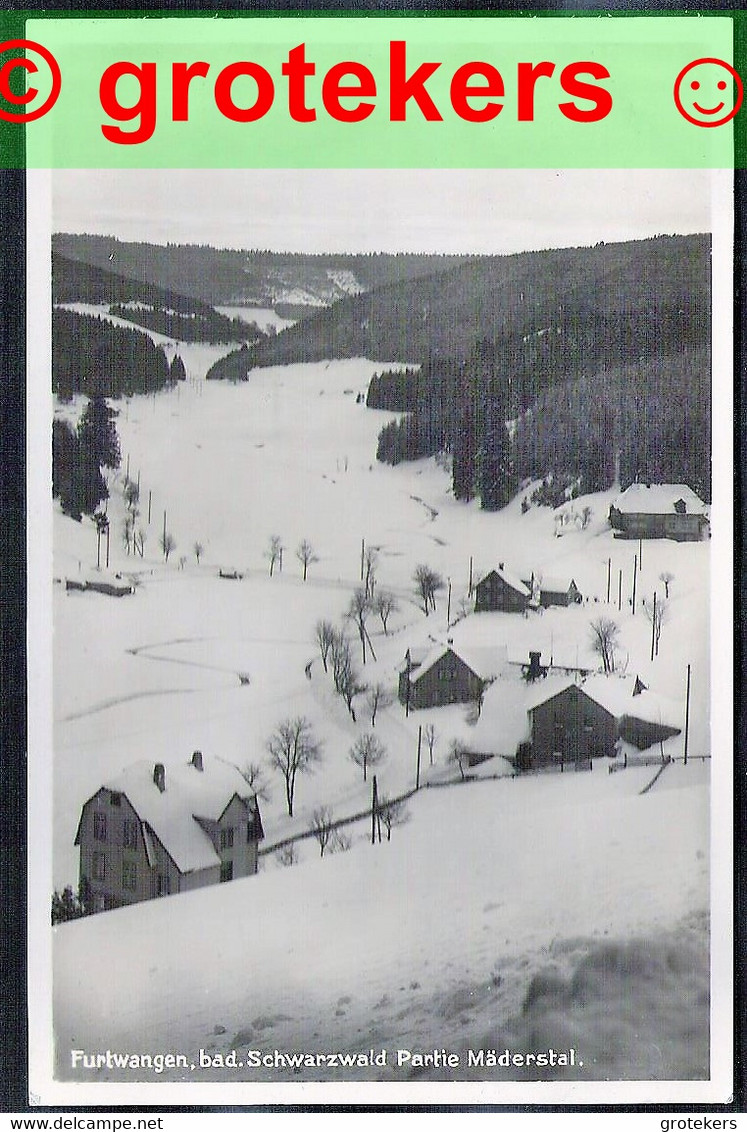 FURTWANGEN Partie Mäderstal ± 1932 - Furtwangen