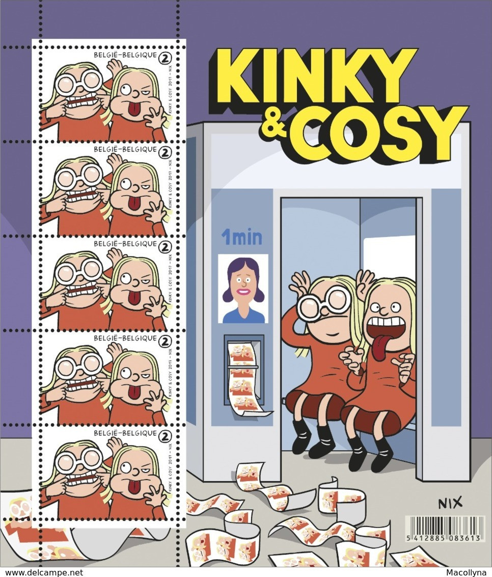 Kinky En Cosy Onder Stroom  (sous Tension) 4711** Jeugdfilatelie / Philatélie De La Jeunesse - België 2017 - Full Sheets And Panes