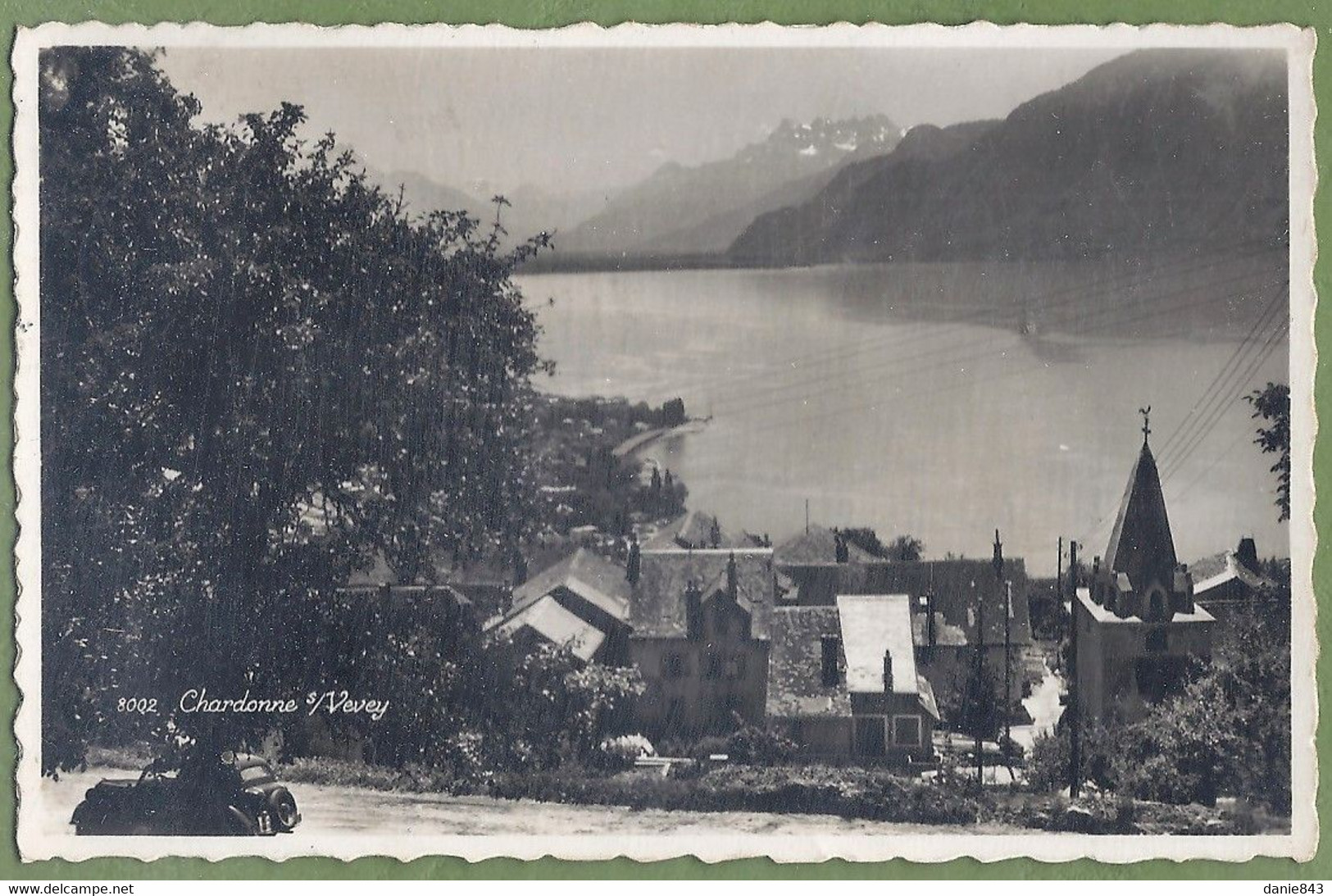 CPSM/CPA Type Carte Photo - SUISSE - CHARDONNE S/ VEVEY - Photo-éditeur Perrochet / 8002 - Chardonne