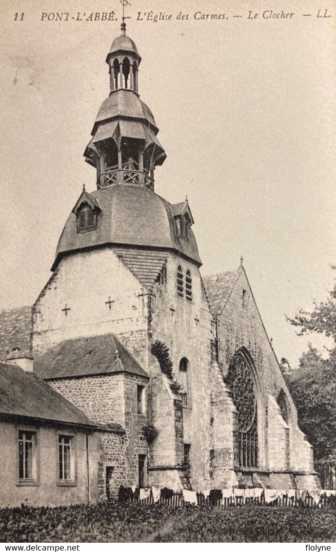 Pont L’abbé - L’église Des Carmes - Le Clocher - Pont L'Abbe