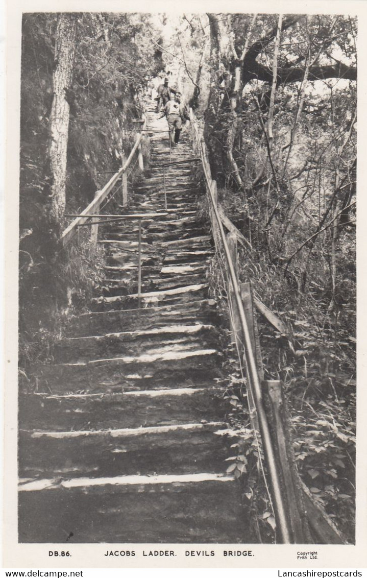 Postcard Jacobs Ladder  Devil's Bridge Nr Aberystwyth  My Ref B14511MD - Cardiganshire