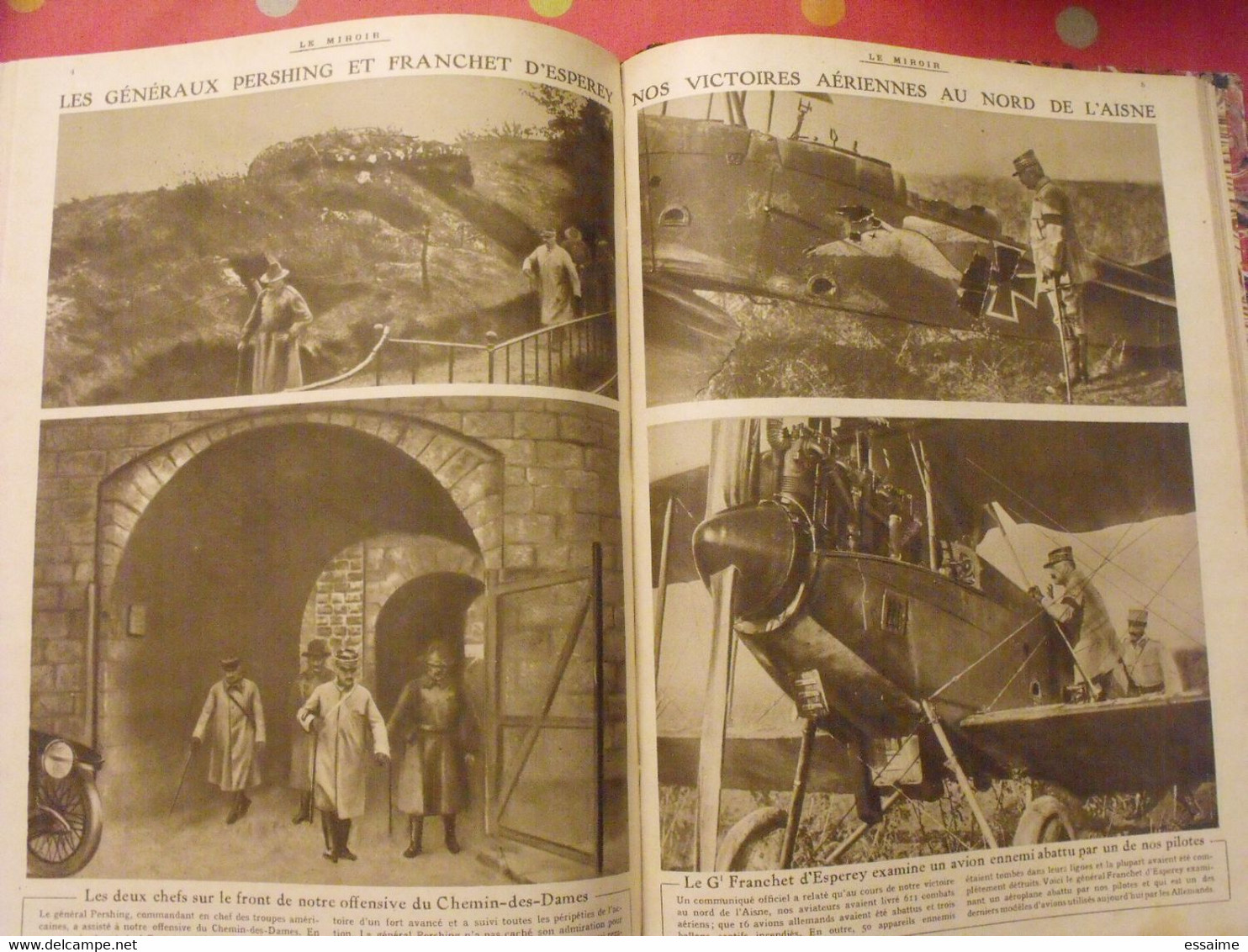 Le miroir recueil reliure 1917 (52 n°). guerre14-18 très illustrée, documentée. révolution russe bolcheviks