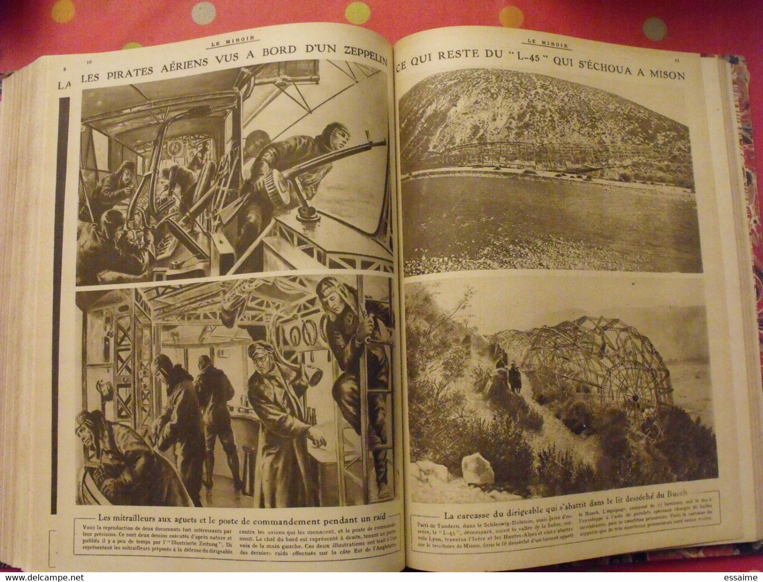 Le miroir recueil reliure 1917 (52 n°). guerre14-18 très illustrée, documentée. révolution russe bolcheviks