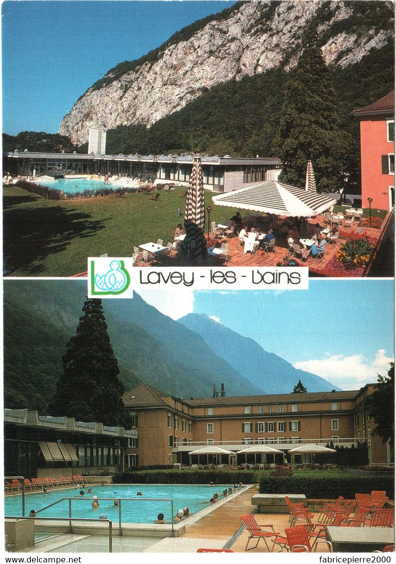 CPM Suisse (Vaud) Lavey-Morcles - Lavey-les-Bains, Grand-Hôtel Des Bains, établissement Thermal Cantonal Vaudois TBE - Lavey