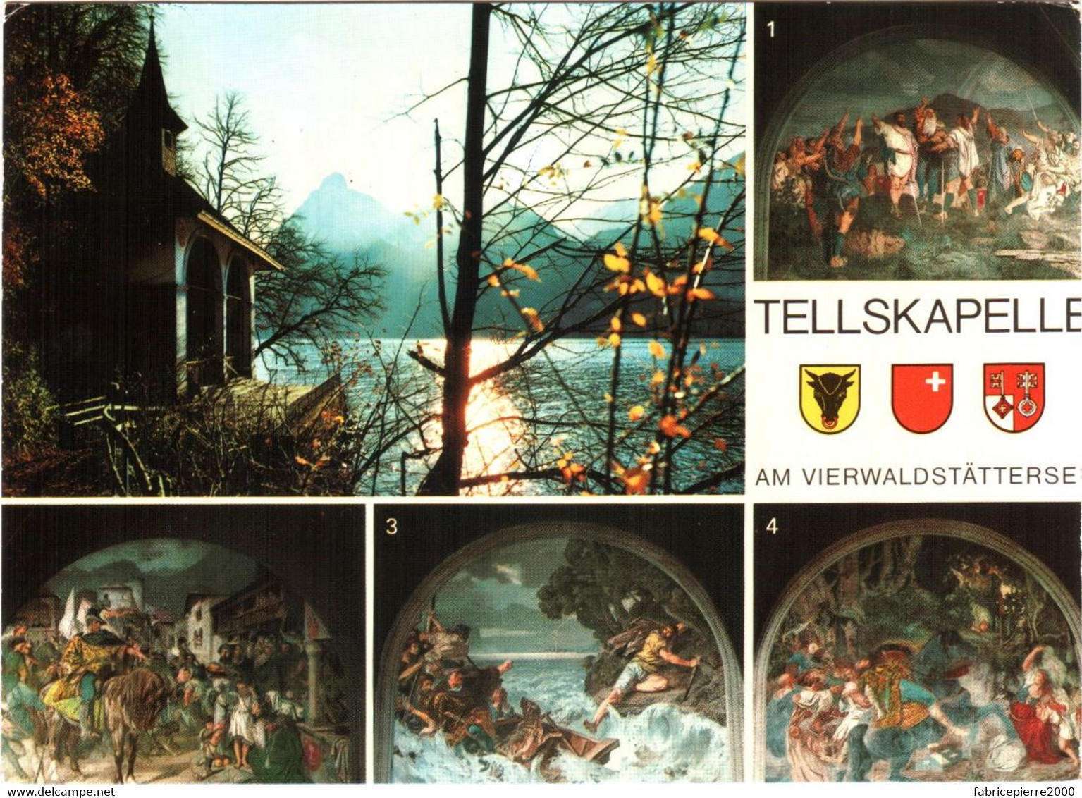 CPM Suisse (Uri) Sisikon - Tellskapelle Am Vierwaldstättersee / Chapelle De Guillaume Tell Sur Le Lac Des Quatre Cantons - Sisikon