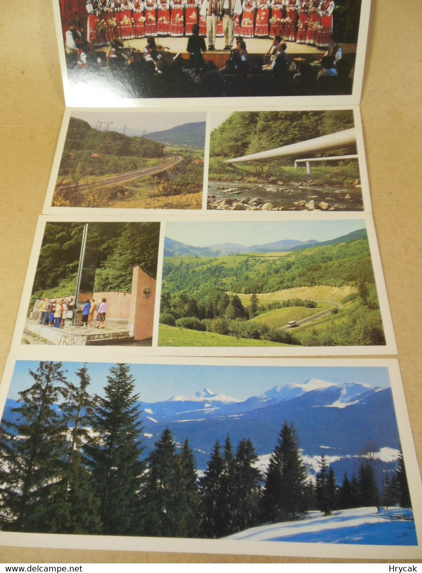 P902 Ukraine 1983. Transcarpathia. A Set Of 15 Postcards - Ukraine