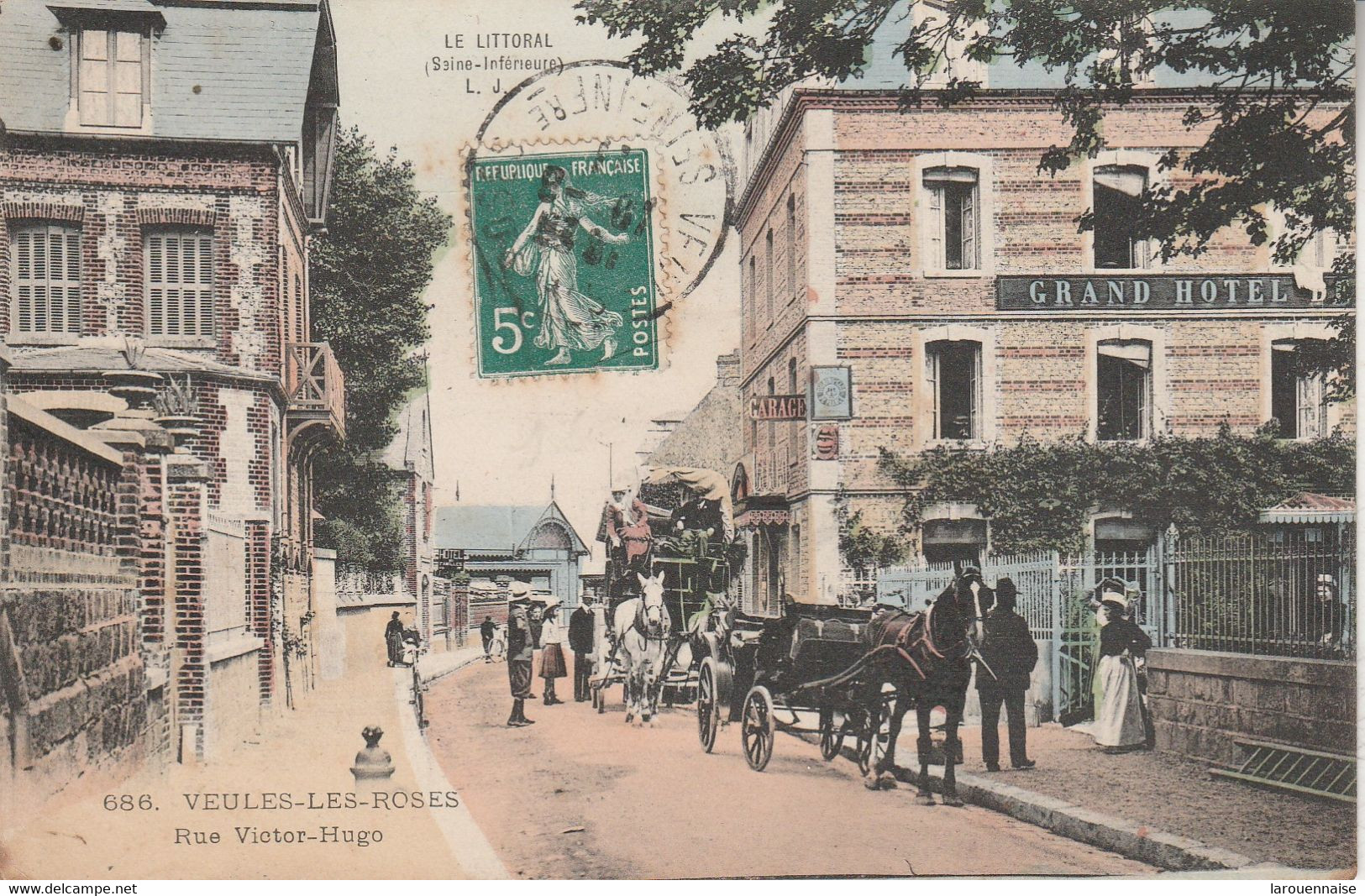 76 - VEULES LES ROSES - Rue Victor Hugo - Veules Les Roses