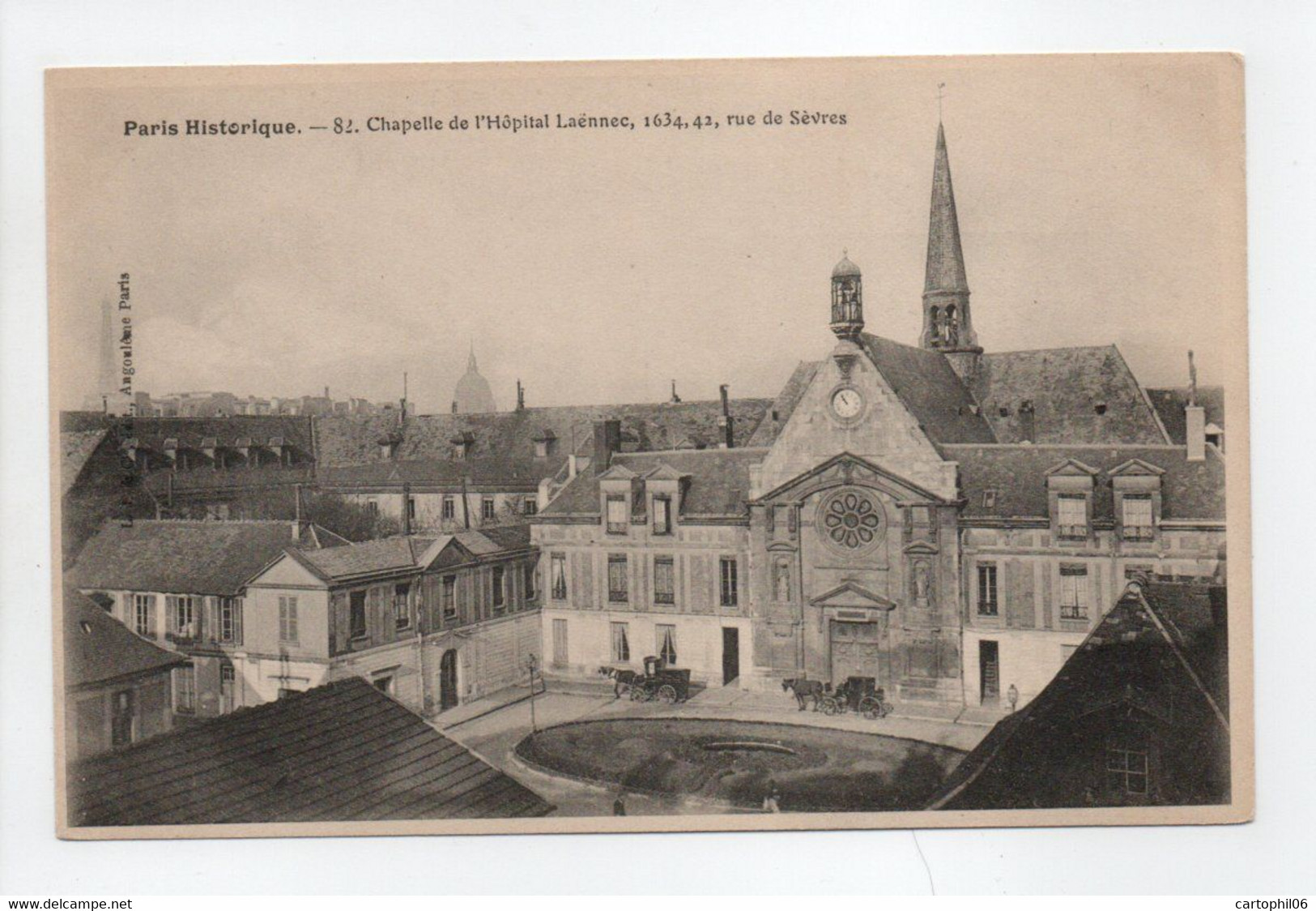 - CPA PARIS (75) - Chapelle De L'Hôpital Laënnec, Rue De Sèvres - Edition L. P. N° 82 - - Santé, Hôpitaux