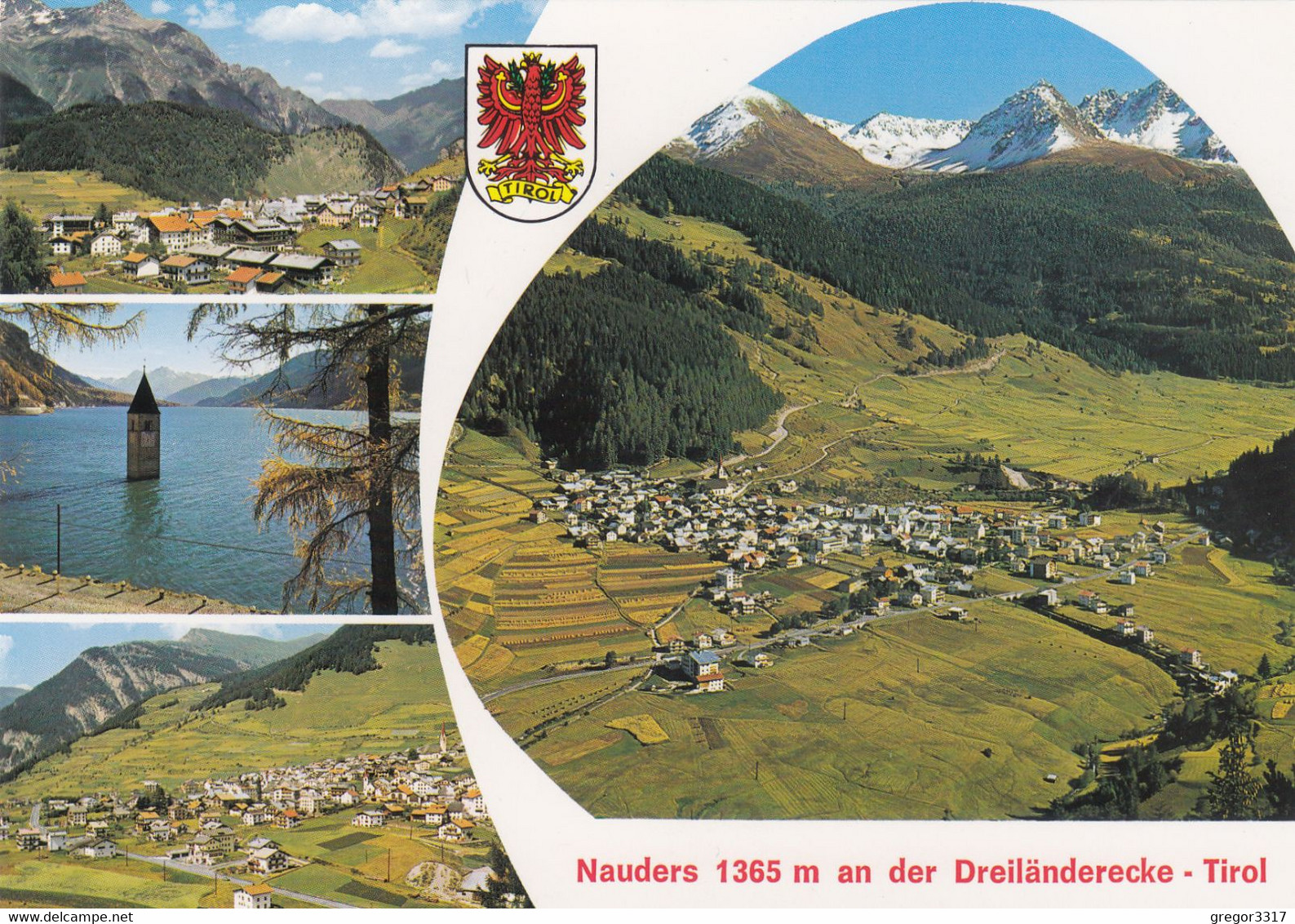 9078) NAUDERS An Der Dreiländerecke - Tirol - Mit Luftbild Usw. TOP - Nauders