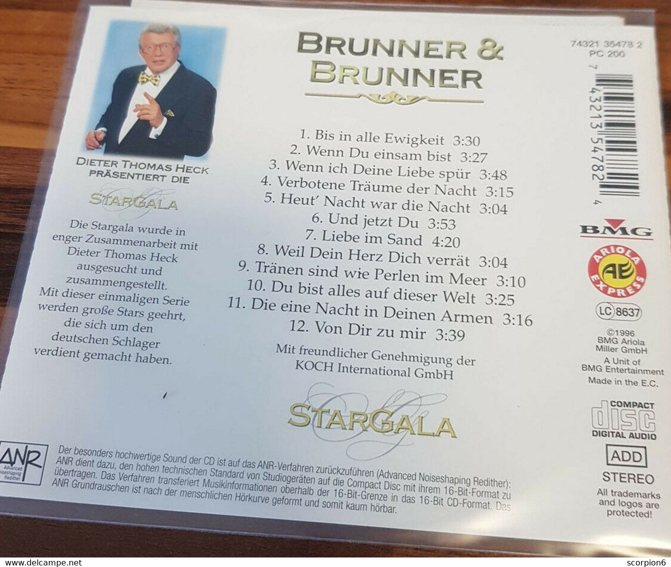 CD - Brunner & Brunner - Star Collection - Otros - Canción Alemana