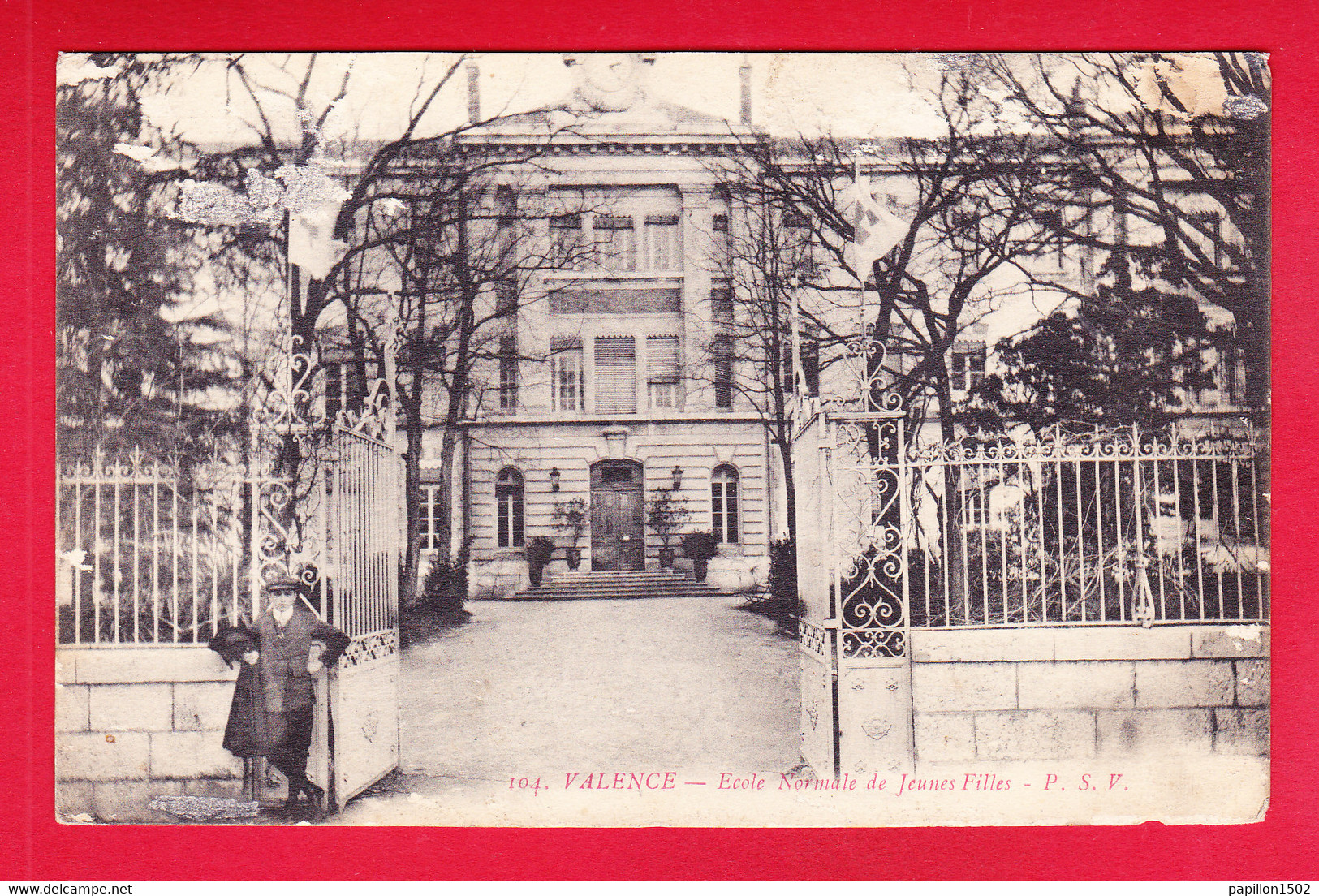 F-26-Valence-19P230 école Normale De Jeunes Filles, Petite Animation, Cpa - Valence