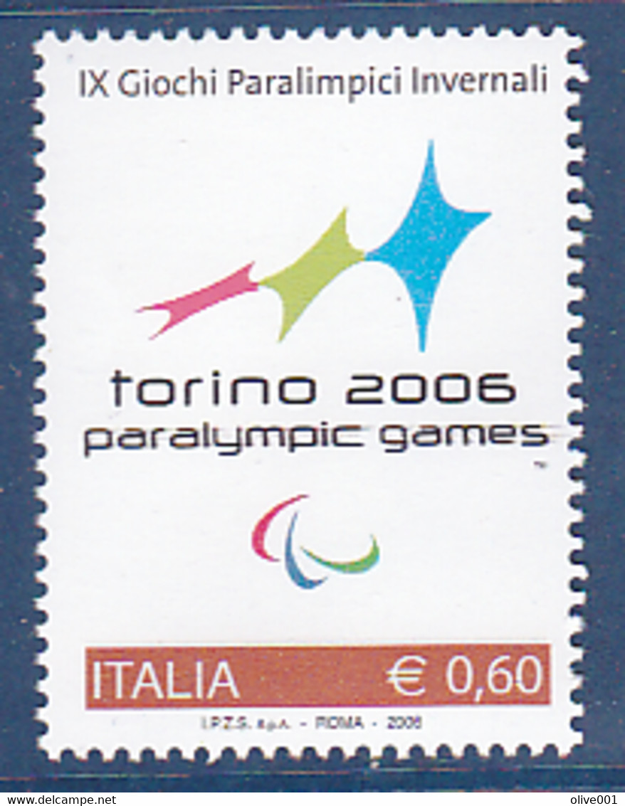 Timbres D'Italie, Jeux Olympique D'hiver De Turin, 1 Tp De 1988 MI N° 3094 MNH** à 50% - Winter 2006: Torino