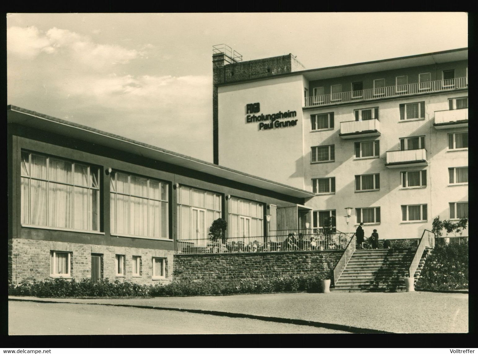 DDR Foto AK Um 1973 Cämmerswalde Ortsteil OT Rauschenbach FDGB Erholungsheim Paul Gruner - Neuhausen (Erzgeb.)