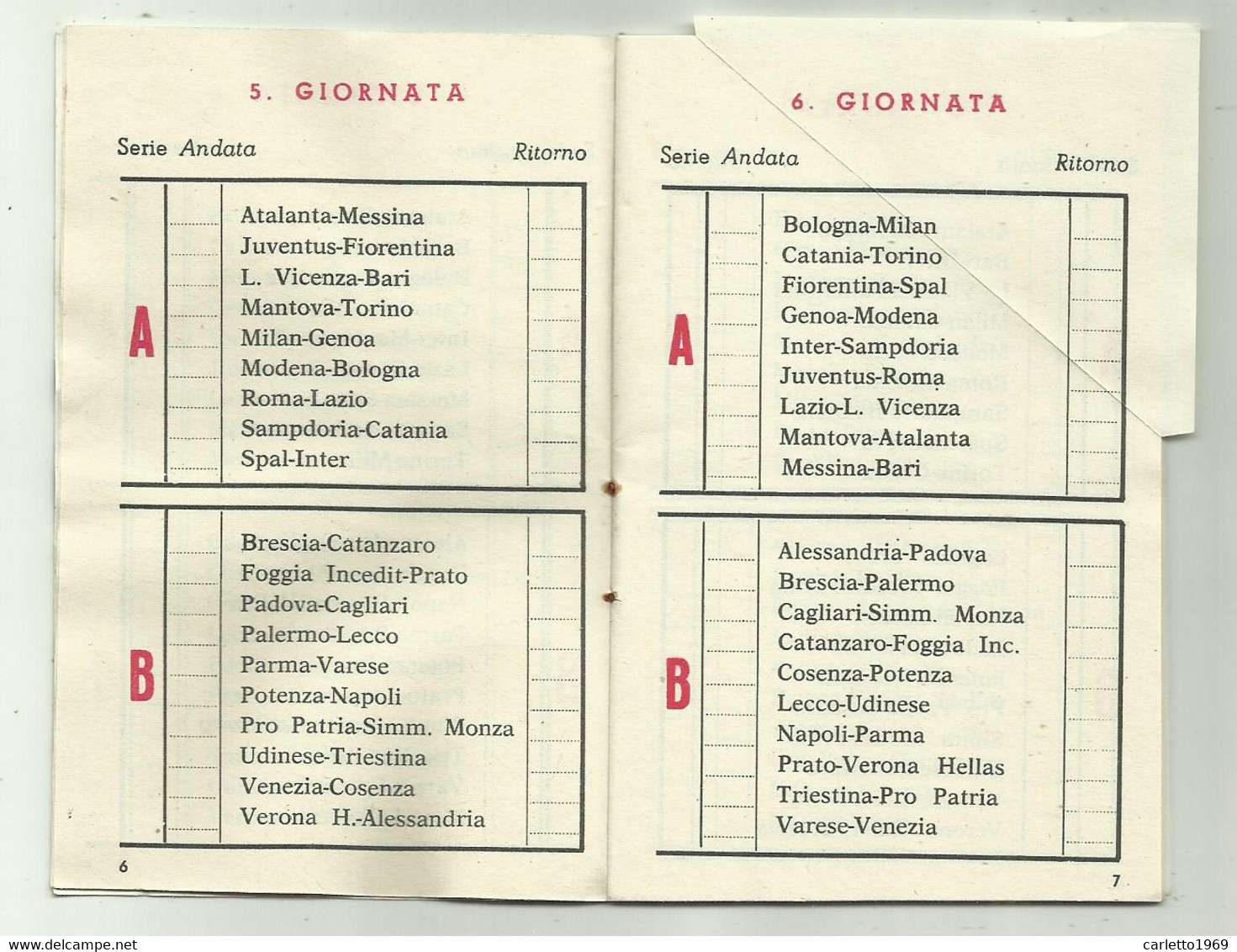 ALMANACCO CALCISTICO  1963/64 - OMAGGIO ORFANELLI ORFANOTROFIO ANTONIANO - CM.11,5X7,5 - Altri & Non Classificati